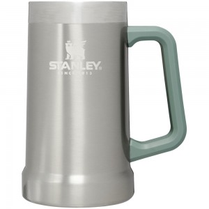Botellas de Agua Stanley Adventure Big Grip Beer Stein | 24OZ Mugs Gris | RSKM-09576