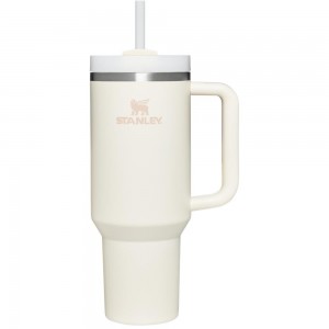 Botellas de Agua Stanley Adventure Quencher H2.0 Travel Tumbler | 40 OZ Creme Blancas | MESI-84501