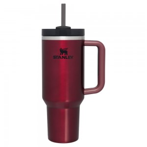 Botellas de Agua Stanley Adventure Quencher H2.0 Travel Tumbler | 40 OZ Rosewood Glow | HUOP-31985