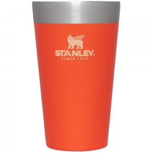 Botellas de Agua Stanley Adventure Stacking Stainless Steel Beer Pint | 16OZ Tumbler Naranjas | LVNG-93512