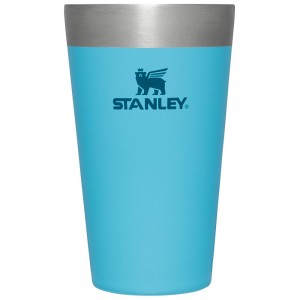 Botellas de Agua Stanley Adventure Stacking Stainless Steel Beer Pint | 16OZ Tumbler Azules | CYVS-03498