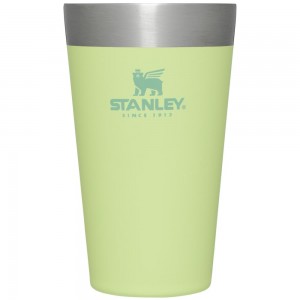 Botellas de Agua Stanley Adventure Stacking Stainless Steel Beer Pint | 16OZ Tumbler Verde | SUVX-12048