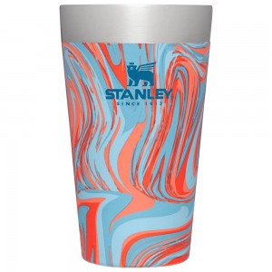 Botellas de Agua Stanley Adventure Stacking Stainless Steel Beer Pint | 16OZ Tumbler Multicolor | NFLU-32197