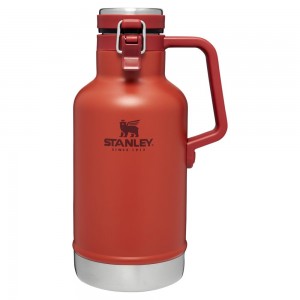 Botellas de Agua Stanley Classic Easy-Pour Insulated Beer Growler | 64 OZ Rojas | MIQH-70249