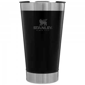 Botellas de Agua Stanley Classic Stay Chill Insulated Beer Pint | 16OZ Tumbler Negras | HUMV-05976