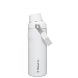 Botellas de Agua Stanley IceFlow™ Bottle with Fast Flow Lid | 16 OZ Blancas | BCVM-69304