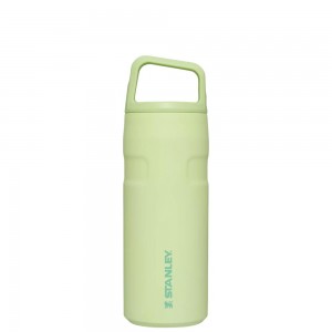 Botellas de Agua Stanley IceFlow™ Bottle with Cap and Carry+ Lid | 16 OZ Verde | SOJK-56790