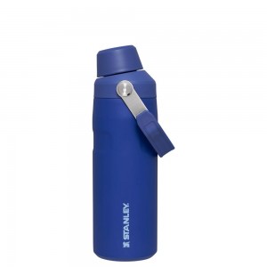 Botellas de Agua Stanley IceFlow™ Bottle with Fast Flow Lid | 16 OZ Azules | GJEU-98351