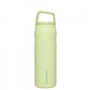 Botellas de Agua Stanley IceFlow™ Bottle with Cap and Carry+ Lid | 24 OZ Verde | HBGR-34729