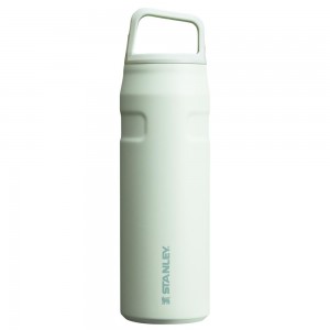 Botellas de Agua Stanley IceFlow™ Bottle with Cap and Carry+ Lid | 24 OZ Darkseagreen | RPYL-40792