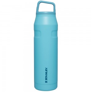 Botellas de Agua Stanley IceFlow™ Bottle with Cap and Carry+ Lid | 36 OZ Azules | DLJY-51927