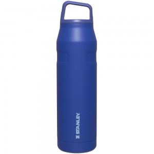 Botellas de Agua Stanley IceFlow™ Bottle with Cap and Carry+ Lid | 36 OZ Azules | ODAB-63572