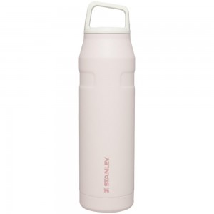 Botellas de Agua Stanley IceFlow™ Bottle with Cap and Carry+ Lid | 36 OZ Rosas | DEIJ-83910