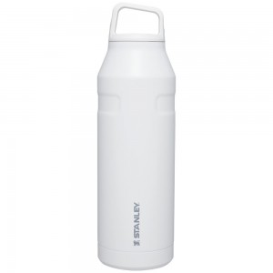 Botellas de Agua Stanley IceFlow™ Bottle with Cap and Carry+ Lid | 50 OZ Blancas | KUSD-21059