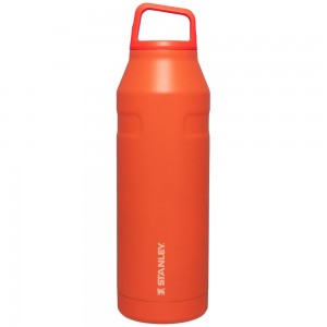 Botellas de Agua Stanley IceFlow™ Bottle with Cap and Carry+ Lid | 50 OZ Naranjas | LVXM-54078