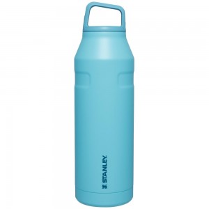Botellas de Agua Stanley IceFlow™ Bottle with Cap and Carry+ Lid | 50 OZ Azules | PHQW-95318