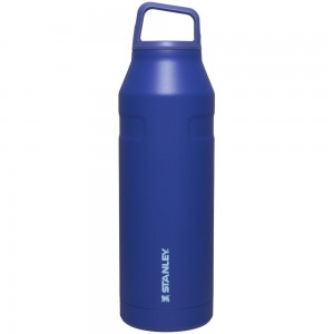 Botellas de Agua Stanley IceFlow™ Bottle with Cap and Carry+ Lid | 50 OZ Azules | GPLC-23897