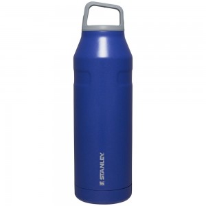 Botellas de Agua Stanley IceFlow™ Bottle with Cap and Carry+ Lid | 50 OZ Azules | KRJO-86740
