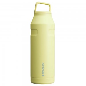 Botellas de Agua Stanley IceFlow™ Bottle with Cap and Carry+ Lid | 50 OZ Amarillo | INWD-58376