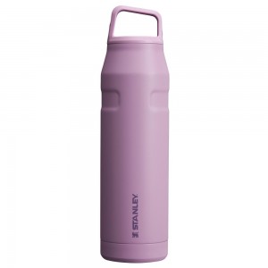 Botellas de Agua Stanley IceFlow™ Bottle with Cap and Carry+ Lid | 36 OZ Moradas | CWDL-81590
