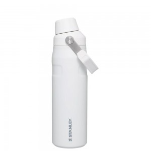 Botellas de Agua Stanley IceFlow Insulated Bottle with Fast Flow Lid | 24 OZ Blancas | GQMJ-51234