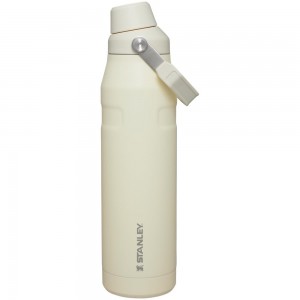 Botellas de Agua Stanley IceFlow Insulated Bottle with Fast Flow Lid | 36 OZ Beige | AEQO-27350
