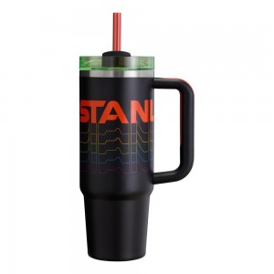 Botellas de Agua Stanley Quencher H2.0 Travel Tumbler | 30 OZ Negras | ZJGK-75843
