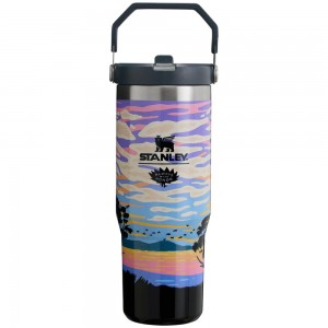 Botellas de Agua Stanley The Always With Honor IceFlow™ Flip Straw Tumbler | 30 OZ Moradas | SREG-62135