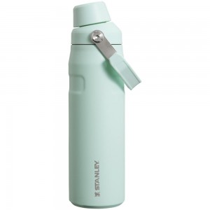 Botellas de Agua Stanley The Clean Slate IceFlow™ Bottle with Fast Flow Lid | 36 OZ Verde Menta Turquesa | JZPA-90471