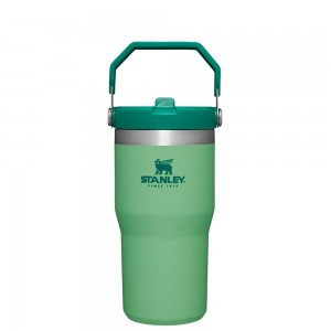 Botellas de Agua Stanley The IceFlow Flip Straw Tumbler | 20 OZ | Insulated Water Tumbler | Sta Verde | PKLN-60385