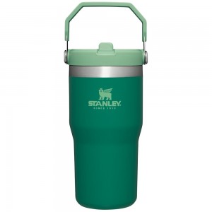 Botellas de Agua Stanley The IceFlow Flip Straw Tumbler | 20 OZ | Insulated Water Tumbler | Sta Verde | JQDH-71204