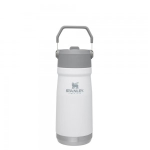 Botellas de Agua Stanley The IceFlow Flip Straw Water Bottle | 17 OZ | Insulated Bottle | Stanl Blancas | WIJG-95702