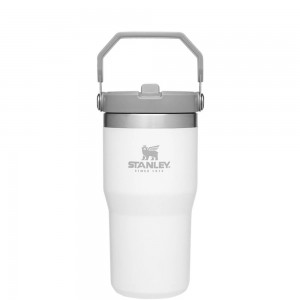 Botellas de Agua Stanley The IceFlow Flip Straw Tumbler | 20 OZ | Insulated Water Tumbler | Sta Blancas | JMPZ-59176