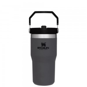Botellas de Agua Stanley The IceFlow Flip Straw Tumbler | 20 OZ | Insulated Water Tumbler | Sta Gris | OSVP-95731