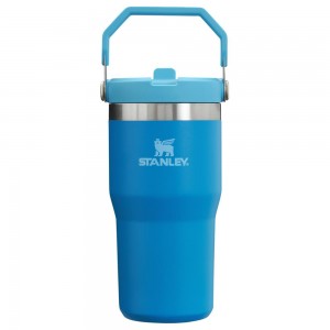 Botellas de Agua Stanley The IceFlow Flip Straw Tumbler | 20 OZ | Insulated Water Tumbler | Sta Azules | UJLA-60841