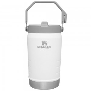 Botellas de Agua Stanley The IceFlow Flip Straw Jug | 40 OZ | Insulated Water Jug Blancas | UNQB-63597