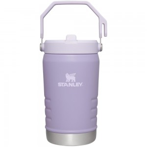 Botellas de Agua Stanley The IceFlow Flip Straw Jug | 40 OZ | Insulated Water Jug Moradas | GHAT-16458
