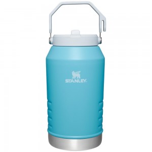 Botellas de Agua Stanley The IceFlow Flip Straw Jug | 96 OZ | Insulated Water Jug Azules | PHZA-13570