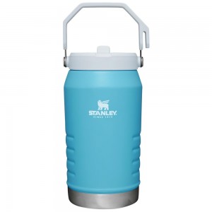 Botellas de Agua Stanley The IceFlow Flip Straw Jug | 64 OZ | Insulated Water Jug Azules | KRWE-05982