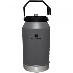 Botellas de Agua Stanley The IceFlow Flip Straw Jug | 96 OZ | Insulated Water Jug Gris | TVCW-73184