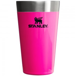 Botellas de Agua Stanley The Neon Adventure Stacking Beer Pint | 16 OZ Rosas | METY-39018