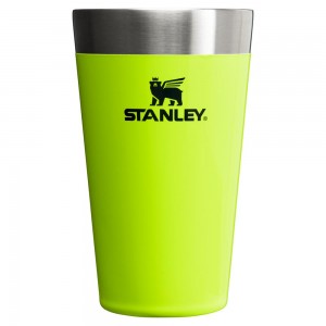 Botellas de Agua Stanley The Neon Adventure Stacking Beer Pint | 16 OZ Amarillo | WSNM-67301