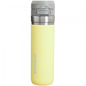 Botellas de Agua Stanley The Quick Flip Go | 24 OZ Amarillo | OJTX-31764