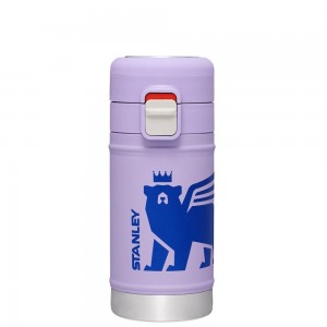 Botellas de Agua Stanley The Wild Imagination Flowsteady™ Bear Cub Bottle | 12 OZ Moradas | QRYS-23140