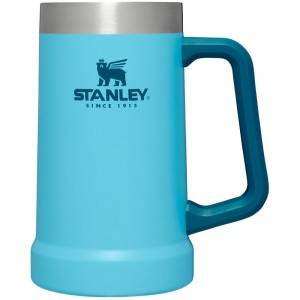 Cups Stanley Adventure Big Grip Beer Stein | 24OZ Mugs Azules | FNZS-04261