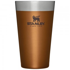 Cups Stanley Adventure Stacking Stainless Steel Beer Pint | 16OZ Tumbler Marrones | XBWM-19067