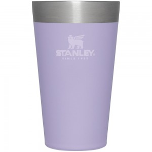 Cups Stanley Adventure Stacking Stainless Steel Beer Pint | 16OZ Tumbler Moradas | WXNH-84231