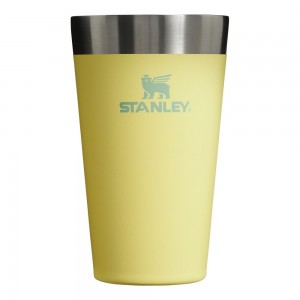 Cups Stanley Adventure Stacking Stainless Steel Beer Pint | 16OZ Tumbler Amarillo | DUCP-37048