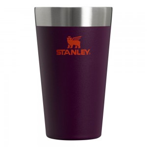 Cups Stanley Adventure Stacking Stainless Steel Beer Pint | 16OZ Tumbler Moradas | IYQV-06738