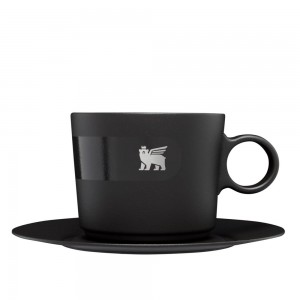 Cups Stanley The DayBreak Cappuccino Cup & Stillness Saucer | 6.5 OZ Negras | QLMR-39501
